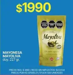 Supermercados Vea Mayoliva - mayonesa oferta