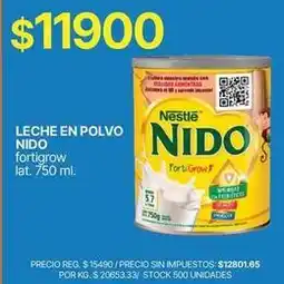 Supermercados Vea Nido - leche en polvo nido fortigrow oferta