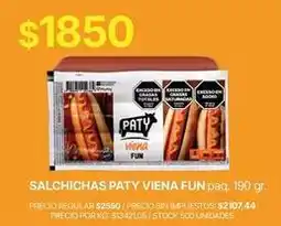 Supermercados Vea Paty - salchichas viena fun oferta
