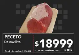 Nini Mayorista Peceto de novillito oferta