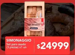 Nini Mayorista Simonaggio set para asado oferta