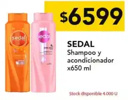 Nini Mayorista Sedal shampoo y acondicionador oferta