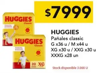 Nini Mayorista Huggies pañales classic oferta