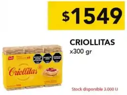 Nini Mayorista Criollitas oferta