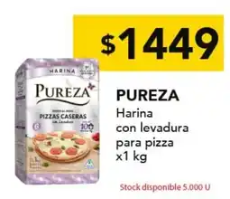 Nini Mayorista Pureza harina con levadura para pizza oferta