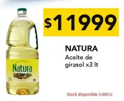Nini Mayorista Natura aceite de girasol oferta