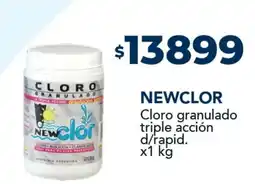 Nini Mayorista Newclor cloro granulado triple accion d/rapid oferta