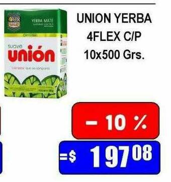 Dulcenter Union Yerba 4flex C P oferta