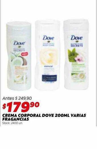 Ferniplast Crema Corporal Dove oferta