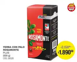 Atomo Conviene Rosamonte yerba con palo plus oferta