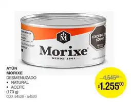 Atomo Conviene Morixe atún desmenuzado oferta