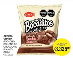 Atomo Conviene Granix bocaditos de cereales y chocolate oferta