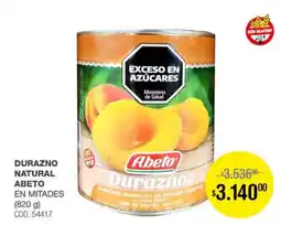 Atomo Conviene Abeto duraznos oferta