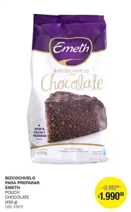 Atomo Conviene Emeth bizcochuelo sabor chocolate oferta