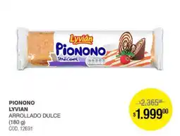 Atomo Conviene Lyvian pionono tradicional oferta