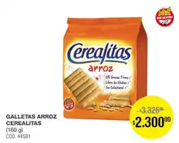Atomo Conviene Cerealitas galletas arroz oferta