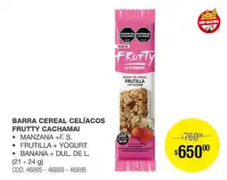 Atomo Conviene Frutty barra cereal celíacos oferta