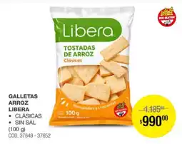 Atomo Conviene Libera galletas arroz oferta