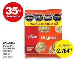 Atomo Conviene Terrabusi galletas dulces duquesa oferta