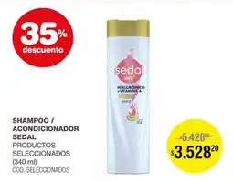 Atomo Conviene Sedal shampoo / acondicionador oferta