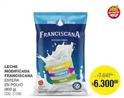 Atomo Conviene Franciscana leche modificada entera en polvo oferta