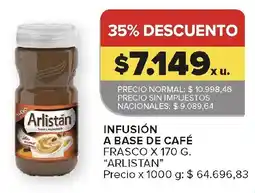 Carrefour Arlistan infusion a base de cafe oferta