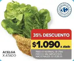 Carrefour Acelga oferta