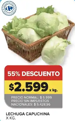 Carrefour Lechuga capuchina oferta