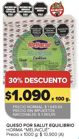 Carrefour Por salud equilibrio queso oferta