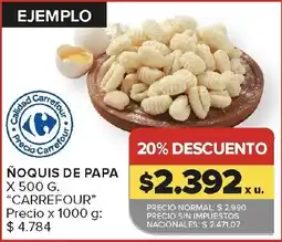 Carrefour Carrefour ñoquis de papa oferta