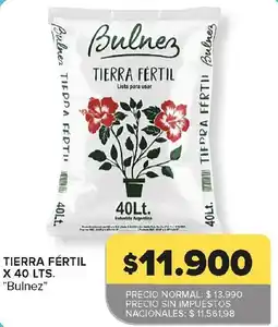 Carrefour Bulnez tierra fertil oferta