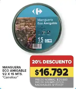 Carrefour Carrefour manguera eco amigable oferta