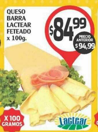 Supermercados Malambo Queso Barra Lactear Feteado oferta