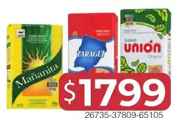 Masivos Mañanita yerba mate taragui yerba mate suave unión original oferta