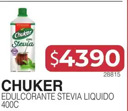 Masivos Chuker edulcorante stevia liquido oferta