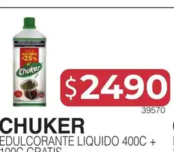 Masivos Chuker edulcorante liquido oferta