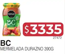 Masivos BC mermelada durazno oferta