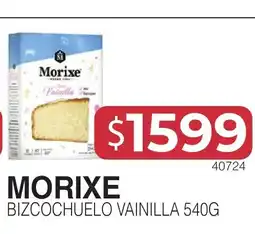 Masivos Morixe bizcochuelo vainilla oferta