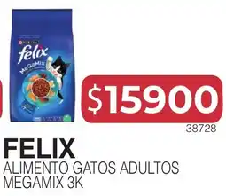 Masivos Felix alimento gatos adultos megamix 3k oferta