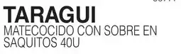 Masivos Taragui mate cocido con sobre en saquitos oferta