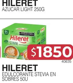 Masivos Hileret edulcorante stevia en sobres oferta