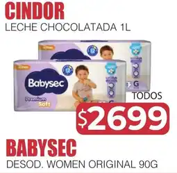 Masivos Cindor leche chocolatada 1l oferta