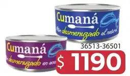 Masivos Cumaná atún desmenuzado en aceite oferta