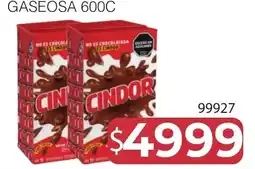 Masivos Cindor gaseosa 600c oferta