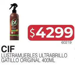 Masivos Cif lustramuebles ultrabrillo gatillo original oferta
