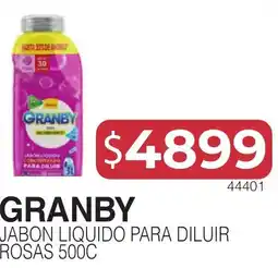 Masivos Granby jabon liquido para diluir rosas oferta