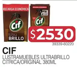 Masivos Cif lustramuebles ultrabrillo citrica/original oferta