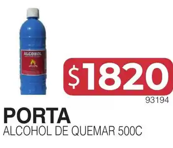 Masivos Porta alcohol de quemar 500c oferta