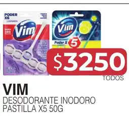 Masivos Vim desodorante inodoro pastilla x5 50g oferta