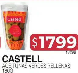 Masivos Castell aceitunas verdes rellenas oferta
